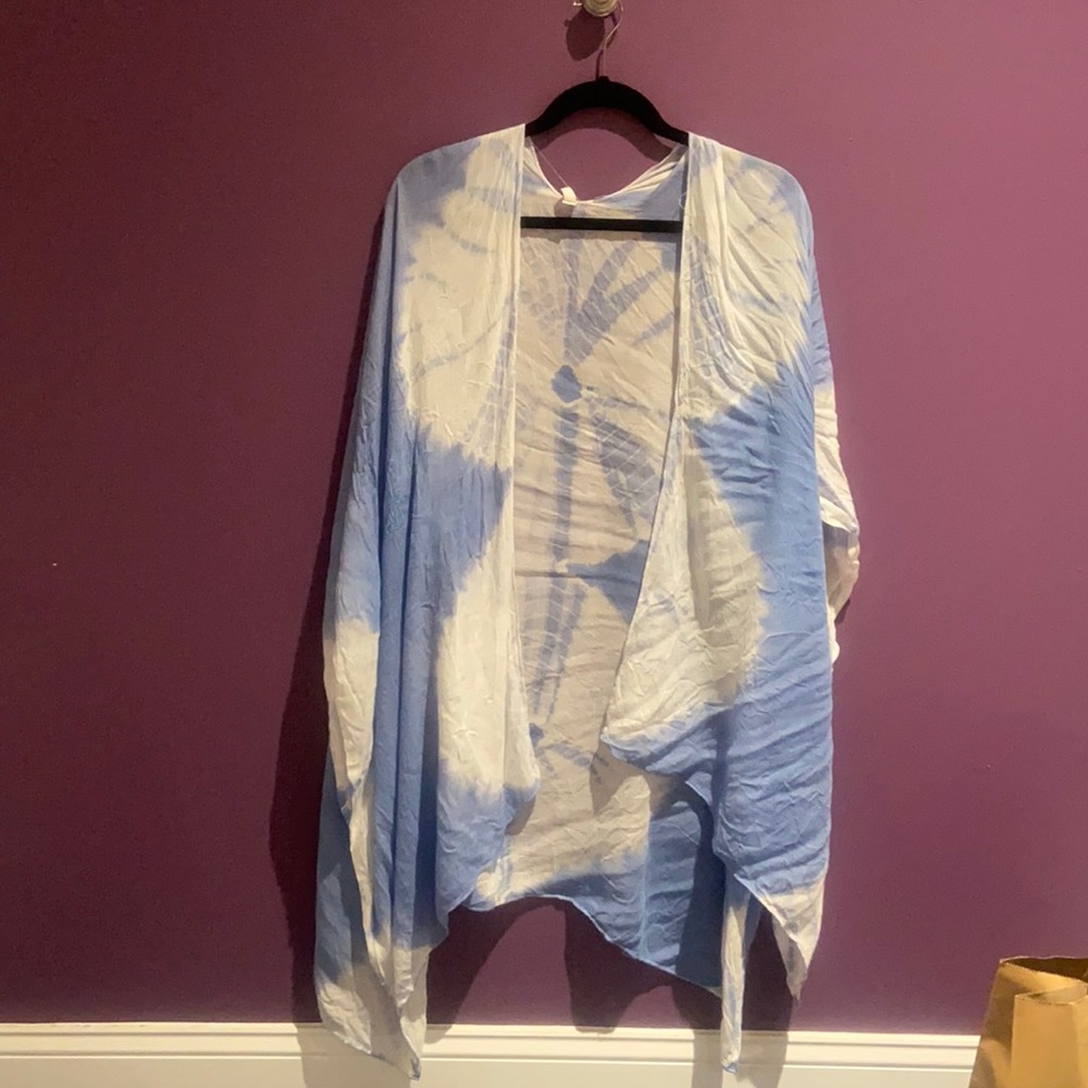 Tie dye beach cover up